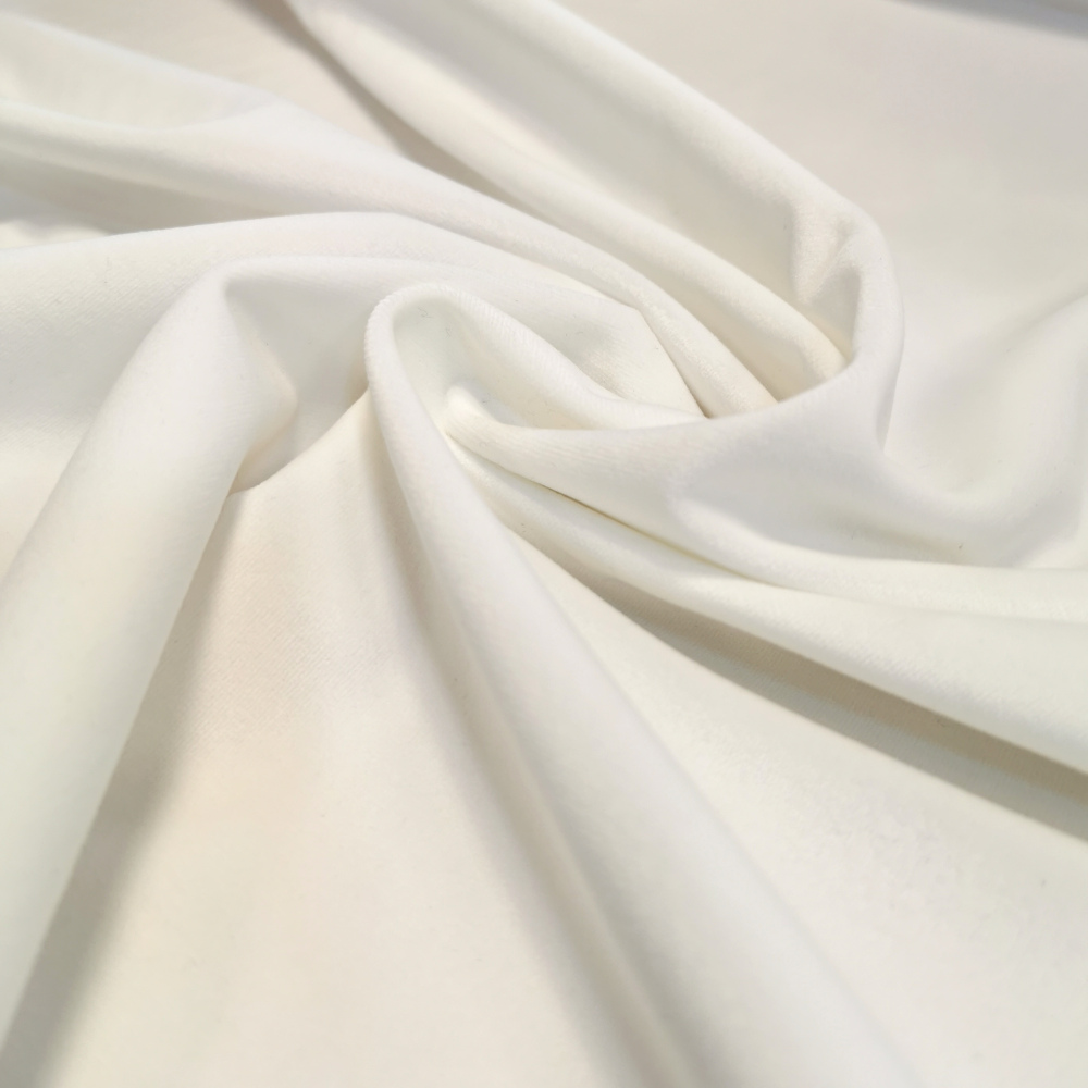 White Plush Velvet Upholstery fabric Velvet fabric online premium Velvet luxury Velvet